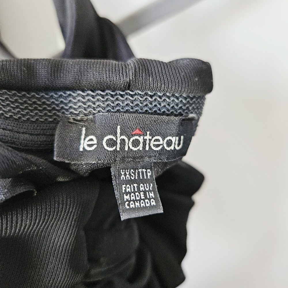 le chateau Black Halter Midi Dress - Picture 6 of 6
